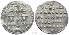 BASIL II BULGAROKTONOS with CONSTANTINE VIII (976-1025). Miliaresion. Constantinople