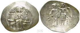 ISAAC II ANGELUS (First reign, 1185-1195). EL Aspron Trachy. Constantinople