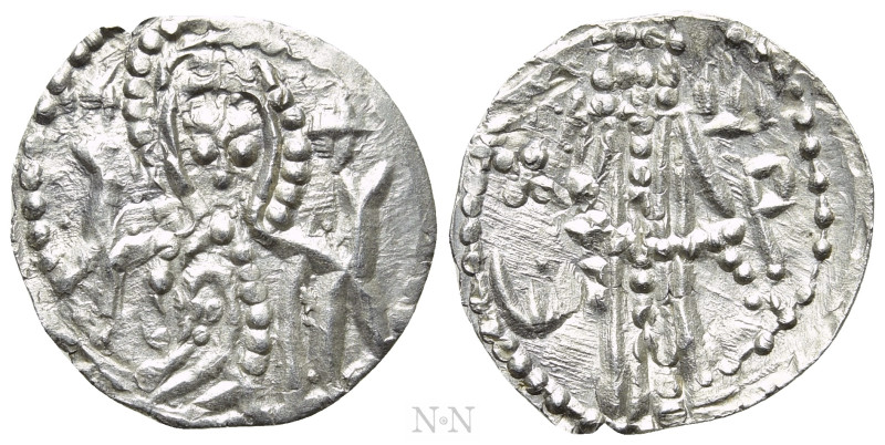 BULGARIA. Second Empire. Ivan Šišman (1371-1395). Half Grosh. 

Obv: Facing bu...