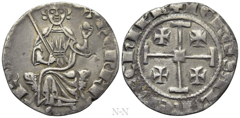 CRUSADERS. Cyprus. Henry II (Second reign, 1310-1324). Gros. 

Obv: + HЄNRI RЄ...