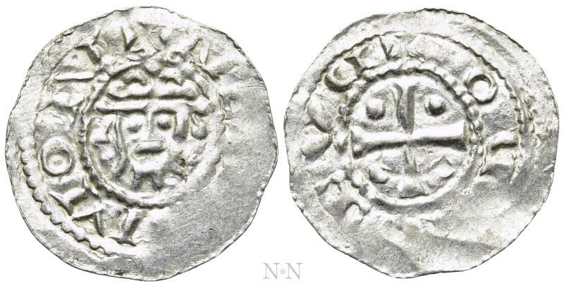 GERMANY. Jever. Hermann (1059-1086). Denar. 

Obv: + HEREMON. 
Crowned facing...