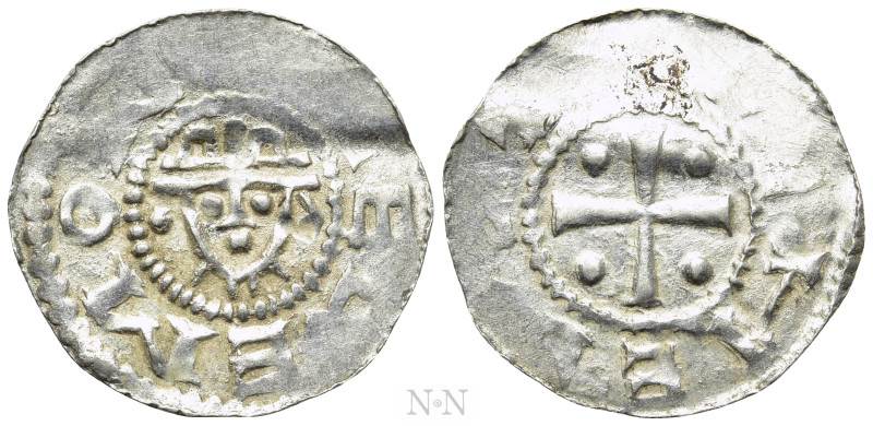 GERMANY. Jever. Hermann (1059-1086). Denar. 

Obv: + HEREMON. 
Crowned facing...