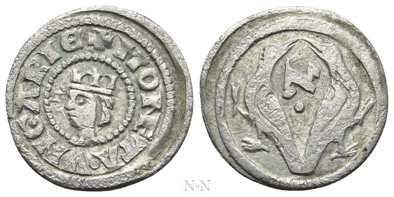 HUNGARY. István V (1270-1272). Denar. 

Obv: + MONETA VNGARIЄ. 
Crowned head ...