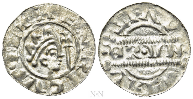 NETHERLANDS. Friesland. Bruno III van Brunswijk (1038-1057). Denar. Leeuwarden. ...