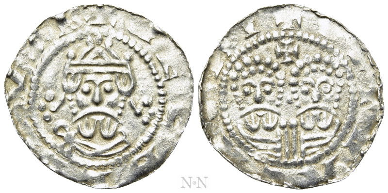 NETHERLANDS. Friesland. Ekbert II (1068-1077). Denar. Stavoren. 

Obv: + VECBE...