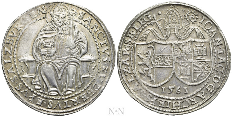 AUSTRIA. Salzburg. Johann Jakob Khuen von Belasi (1560-1586). Thaler (1561). 
...