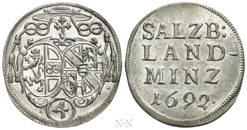 AUSTRIA. Salzburg. Johann Ernst Graf Thun-Hohenstein (1687-1709). Landbatzen - 4...