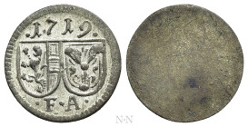 AUSTRIA. Salzburg. Franz Anton Fürst von Harrach (1709-1727). Pfennig (1719)