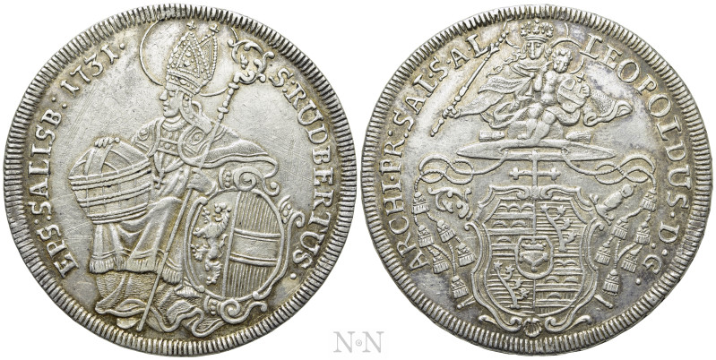 AUSTRIA. Salzburg. Leopold Anthony von Firmian (1727-1744). Taler (1731). 

Ob...