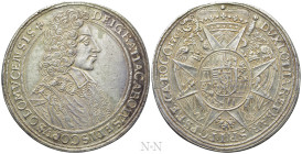 BOHEMIA. Olomouc. Charles III Joseph of Lorraine (1695-1711). Taler (1704). Kromeriz