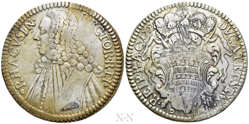 CROATIA. Republic of Ragusa (Dubrovnik). Tallero (1771-GA-DM). 

Obv: RHACVSIN...