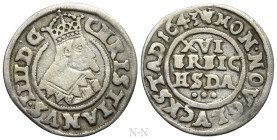 DENMARK. Christian IV (1588-1648). 3 Skilling Lybsk - 1/16 Speciedaler (1643)