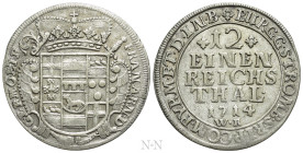 GERMANY. Münster. Franz Arnold von Wolff-Metternich zur Gracht (1706-1718). Taler (1714-WR)