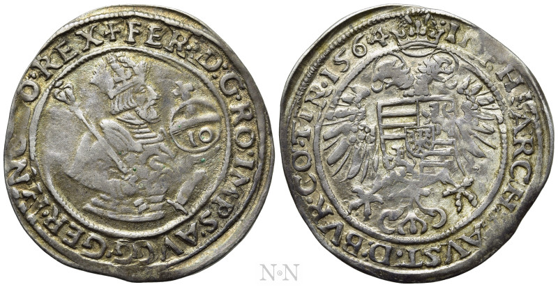 HOLY ROMAN EMPIRE. Ferdinand I (1519-1564). 10 Kreuzer (1564). Hall. 

Obv: FE...
