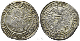 HOLY ROMAN EMPIRE. Ferdinand I (1519-1564). 10 Kreuzer (1564). Hall