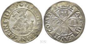 HOLY ROMAN EMPIRE. Ferdinand I (1519-1564). 6 Kreuzer. Hall