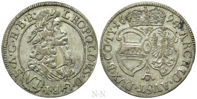 HOLY ROMAN EMPIRE. Leopold I (1657-1705). 6 Kreuzer (1694). Hall