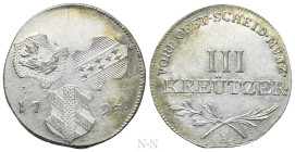 HOLY ROMAN EMPIRE. Franz II (1792-1806). 3 Kreuzer (1793). Vienna