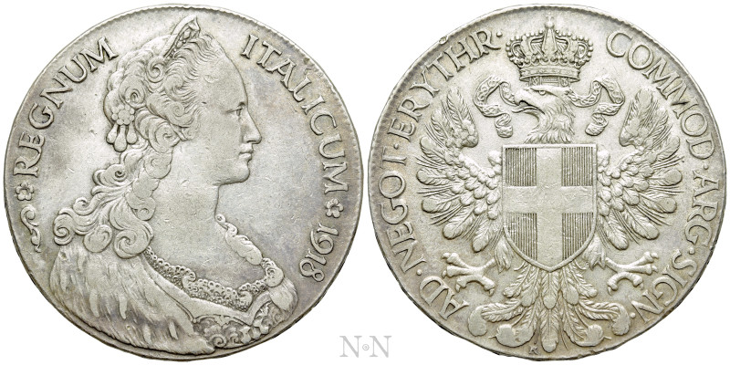 ITALY. Vittorio Emanuele III (1900-1946). Tallero (1918). Eritrea colony. 

Ob...