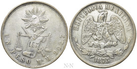 MEXICO. 1 Peso (1873). Casa de Moneda de México