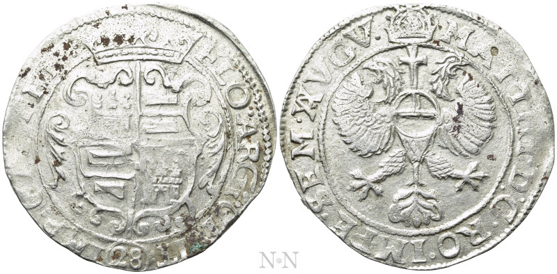 NETHERLANDS. Kampen. In the name of Matthias I (1612-1619). Gulden or 28 Stuiver...
