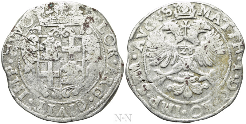 NETHERLANDS. Zwolle. In the name of Matthias I (1612-1619). Gulden or 28 Stuiver...