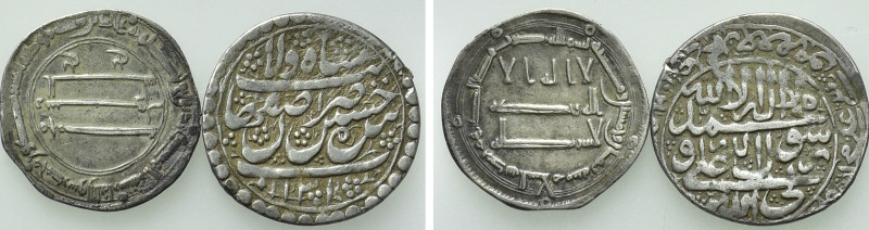 2 Islamic Coins. 

Obv: .
Rev: .

. 

Condition: See picture.

Weight: ...