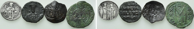 4 Byzantine Coins. 

Obv: .
Rev: .

. 

Condition: See picture.

Weight...