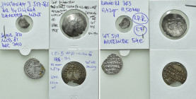 4 Byzantine Silver Coins
