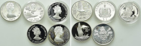 5 Silver Coins of Samoa and the Cayman Islands