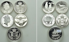 5 Silver Coins of the Cook Islands and Niue