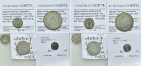 5 Medieval Coins of Austria / Wiener Pfennige