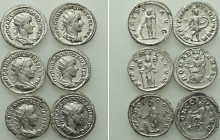 6 Antoniniani of Gordianus III