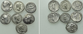 7 Denarii; Mark Antony etc
