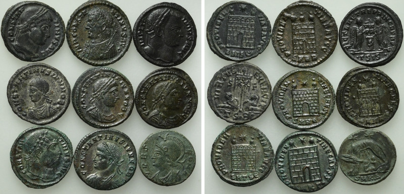 9 Folles in Good Qualtity. 

Obv: .
Rev: .

. 

Condition: See picture.
...