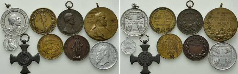 9 Medals, Tokens and Military Decorations; Germany; Austria, WW I etc. 

Obv: ...