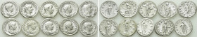 10 Antoniniani of Gordianus III