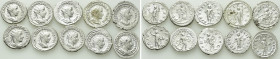 10 Antoniniani of Gordianus III