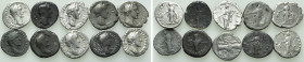 10 Denarii of Antoninus Pius; Including LImes Falsa etc