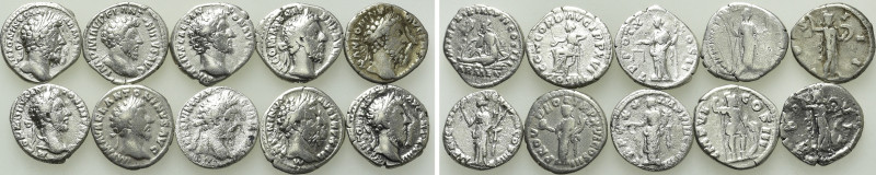 10 Denarii of Marcus Aurelius; Including Limes Denarii. 

Obv: .
Rev: .

. ...