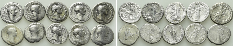 10 Denarii of Trajan; Including Limes Denarii. 

Obv: .
Rev: .

. 

Condi...