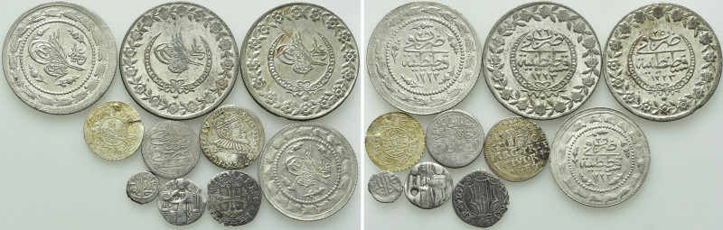 10 Medieval and Modern Coins; Ottoman Empire, Poland etc. 

Obv: .
Rev: .

...