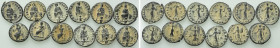 12 Quarter Folles of The Time of Maximinus Daia; All With Artificial Sandpatina