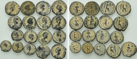 17 Coins of the Late Roman Empresses; Eudoxia, Aelia Flaccilla etc; All With Artificial Sandpatina