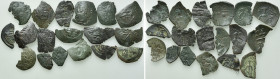 18 Byzantine Coins; Trachea, Palaeologeans etc