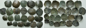 23 Byzantine Coins; Trachea etc