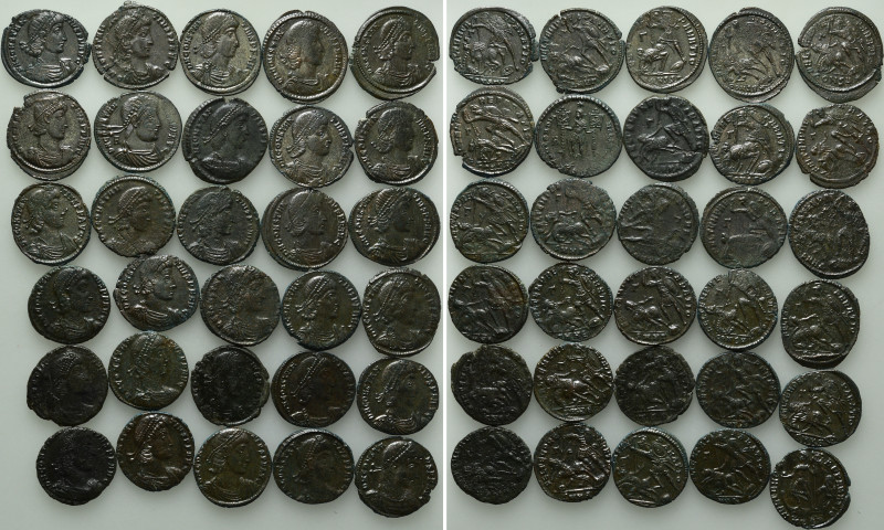 30 Maiorinae of Constantius II and Constans. 

Obv: .
Rev: .

. 

Conditi...