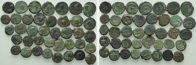 40 Late Roman Minimi. 

Obv: .
Rev: .

. 

Condition: See picture.

Wei...