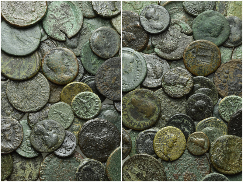 Circa 50 Roman Provincial Coins. 

Obv: .
Rev: .

. 

Condition: See pict...