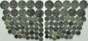 Circa 50 Late Roman Coins